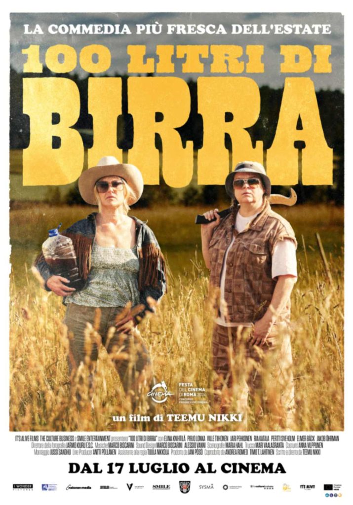 il poster del film 100 Litri di birra, regia di Teemu Nikki