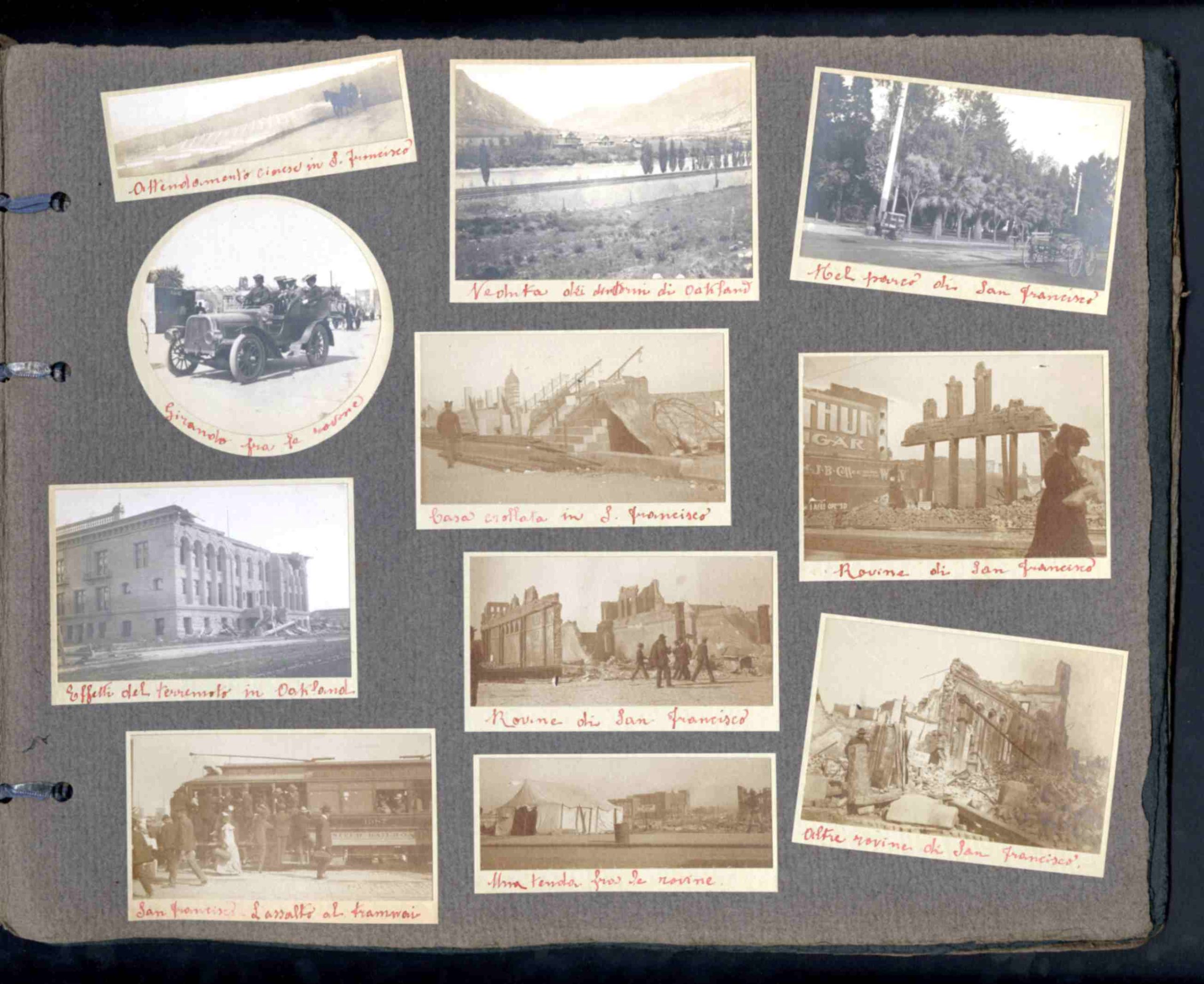 Luigi Martinotti Album fotografico su San Francisco (1906)