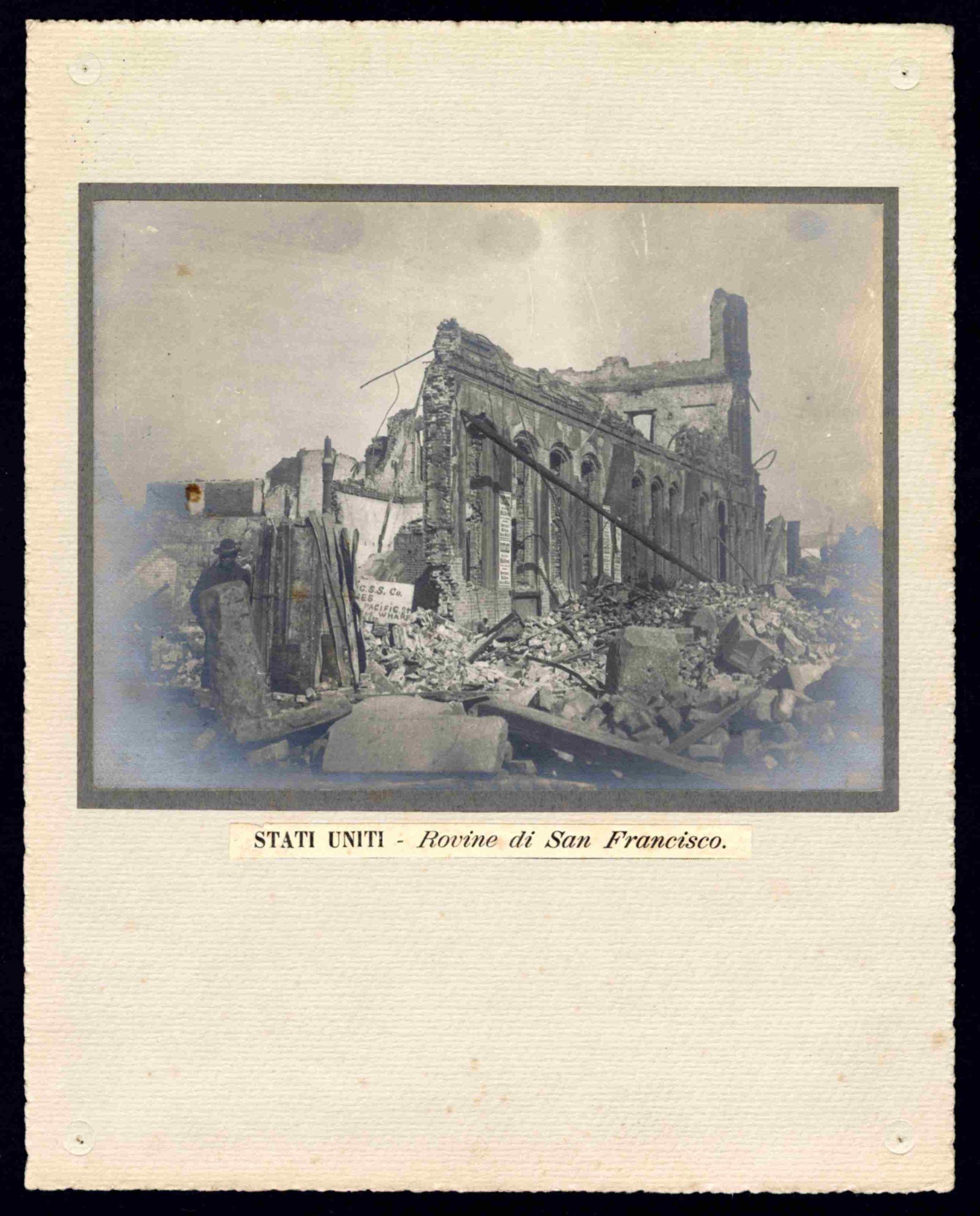Luigi Martinotti Negli Stati Uniti_ rovine di San Francisco dopo il terremoto