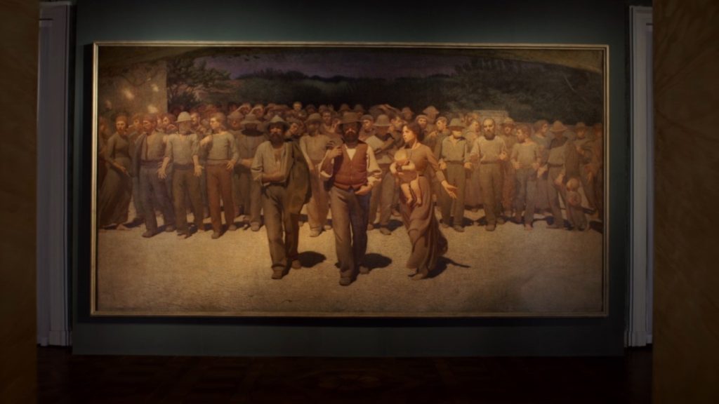 Pellizza pittore da Volpedo, documentario di Francesco Fei Foto Il Quarto Stato