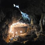 Local archaeologists excavating in the Tam Pà Ling cave, Laos. Photo Credits: Vito Hernandez, Flinders University