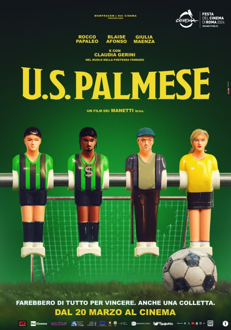 teaser poster U.S. Palmese, film dei Manetti Bros.