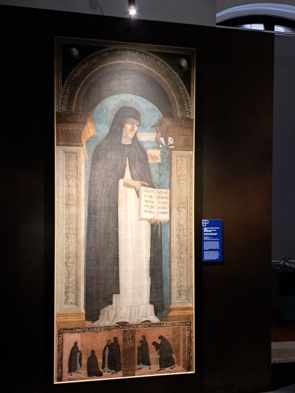 Venerabile Maria Maddalena Coppini, tempera su tela (1475-80) dell'ambito del Maestro di Palazzo d'Arco. Foto di Giuseppe Fraccalvieri