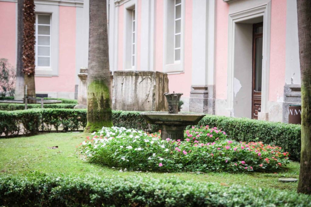 restauro Giardino delle Fontane MANN