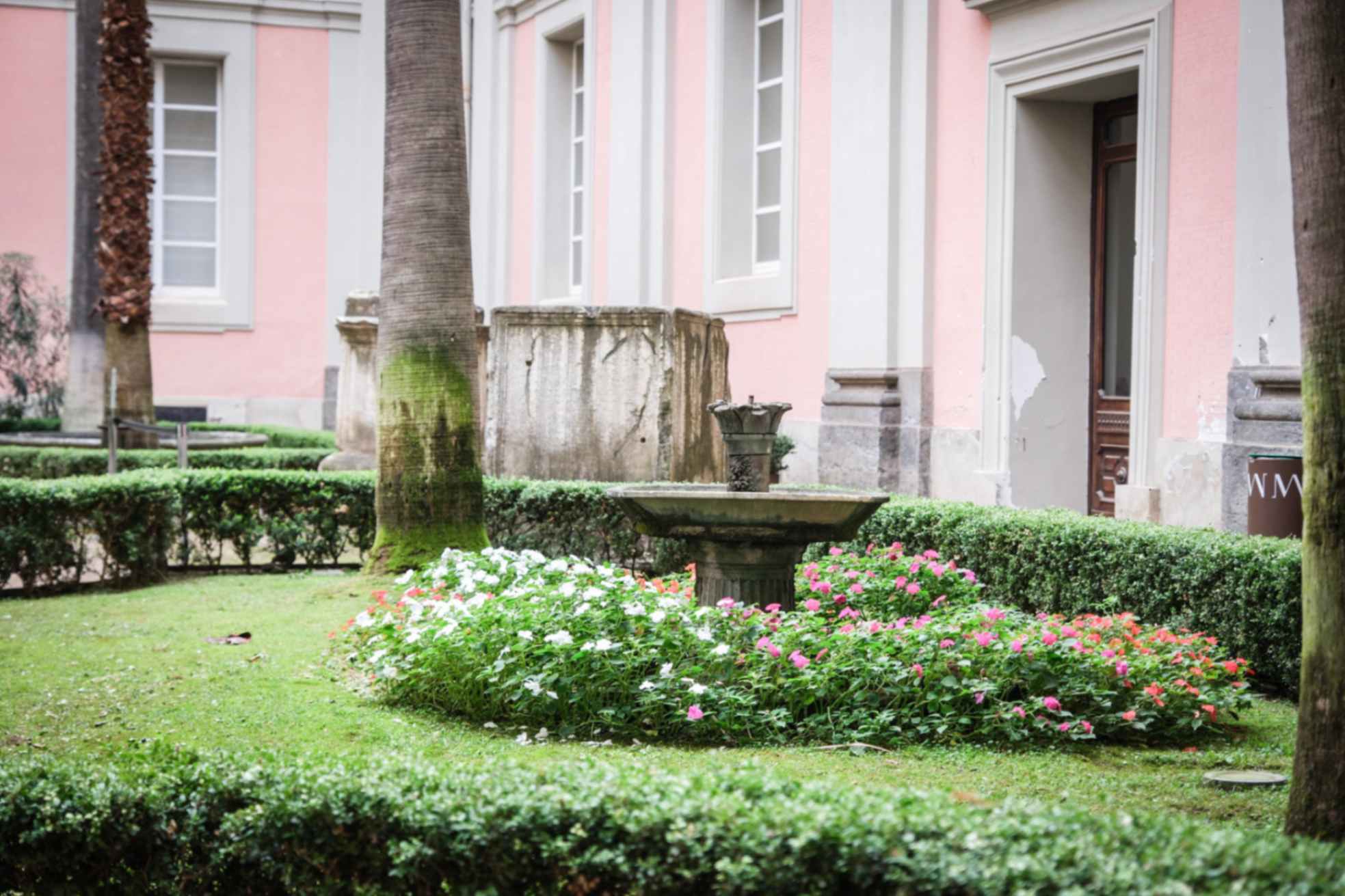 restauro Giardino delle Fontane MANN
