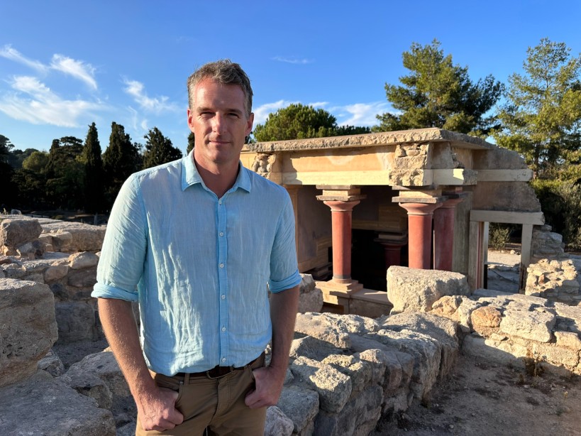 Dan Snow a Knossos A caccia di misteri seconda stagione della serie