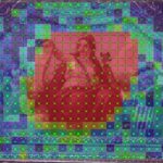 Doppler vibrometry Fresco conservation Detection color map of a fresco in the U.S. Capitol. Brighter colors indicate more vibration in the plaster, and therefore, a delamination. Credit: Nick Gangemi
