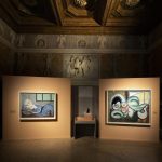 Installation view Picasso a Palazzo Te. Poesia e Salvezza © Succession Picasso by SIAE 2024 - Foto Gian Maria Pontiroli