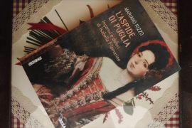 la copertina del romanzo storico di Mariano Rizzo, L’aspide di Puglia. Inganni e dolori di Isabella Filomarino, pubblicato da Besa Muci Editore (2024) nella collana Nadir - 151. Foto di Giuseppe Inella