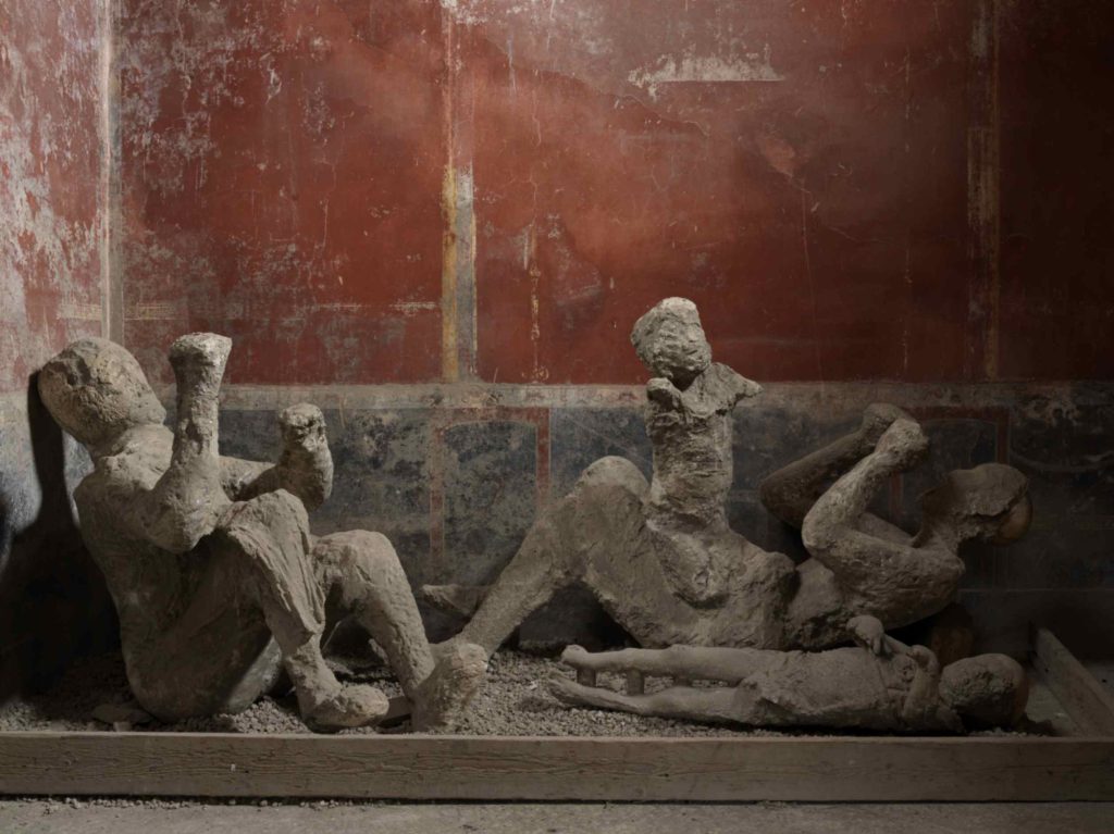 Pompeii body casts. Photo Credits: Archaeological Park of Pompeii