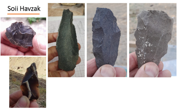 Stone artifacts from Soii Havzak (Credit - Yossi Zaidner and Team)