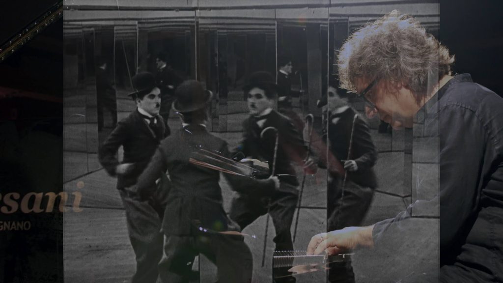 un dettaglio del video di Chaplin, singolo di Remo Anzovino