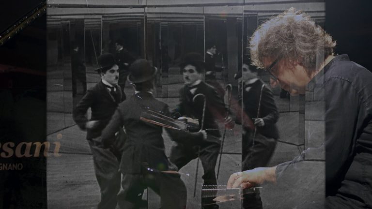 un dettaglio del video di Chaplin, singolo di Remo Anzovino