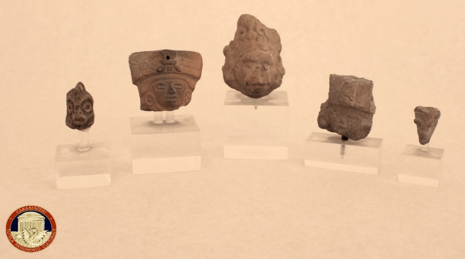 Carabinieri 101 reperti archeologici Messico
