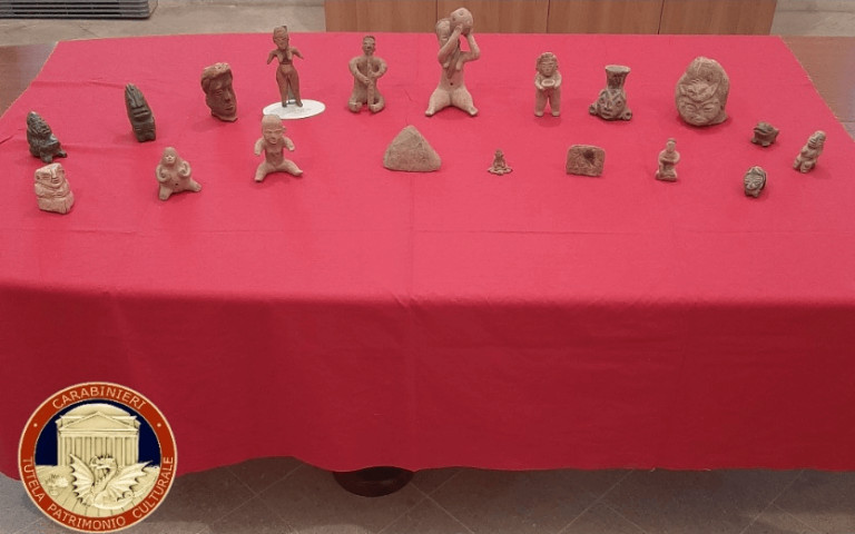 Carabinieri 101 reperti archeologici Messico