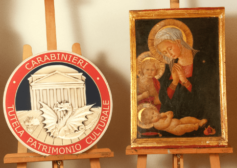 Carabinieri Madonna del Melograno Pier Francesco Fiorentino 2