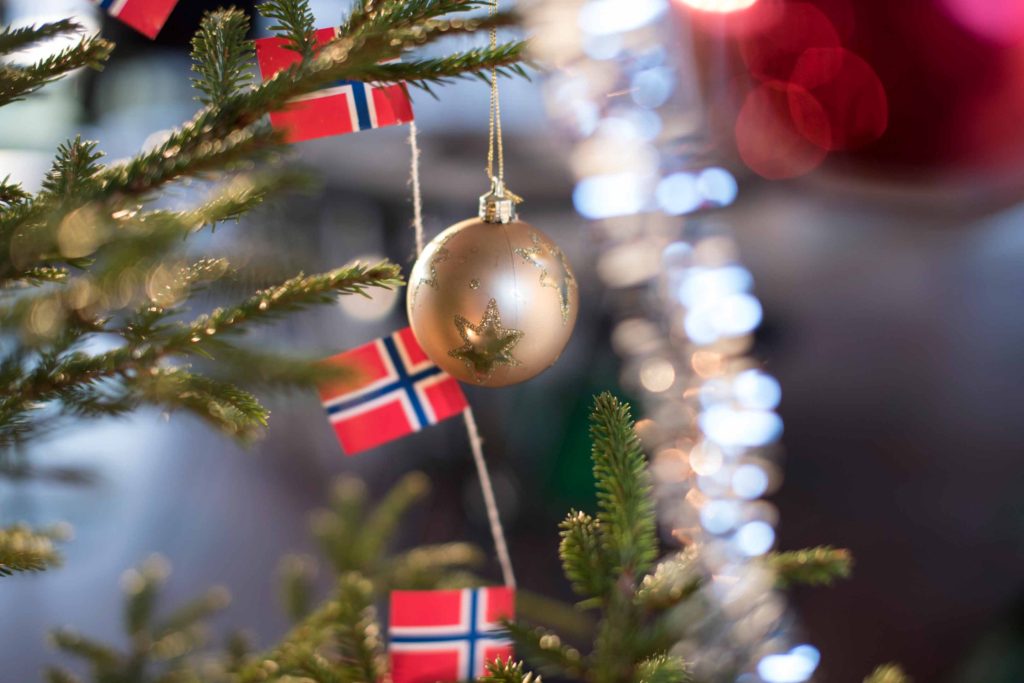 The first Christmas tree was decorated in Christiania (Oslo) in 1822. Photo: Lars Sandved Dalen