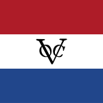 Zuytdorp Bad weather Flag of the Dutch East India Company. Public domain picture by Himasaram