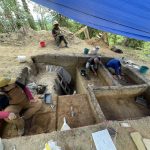 Researchers unearthed the jawbone at a site called Hollembaek Hill, south of Delta Junction, a region where archaeologists have long done research in partnership with local tribes. Photo Credits: Courtesy of Joshua Reuther