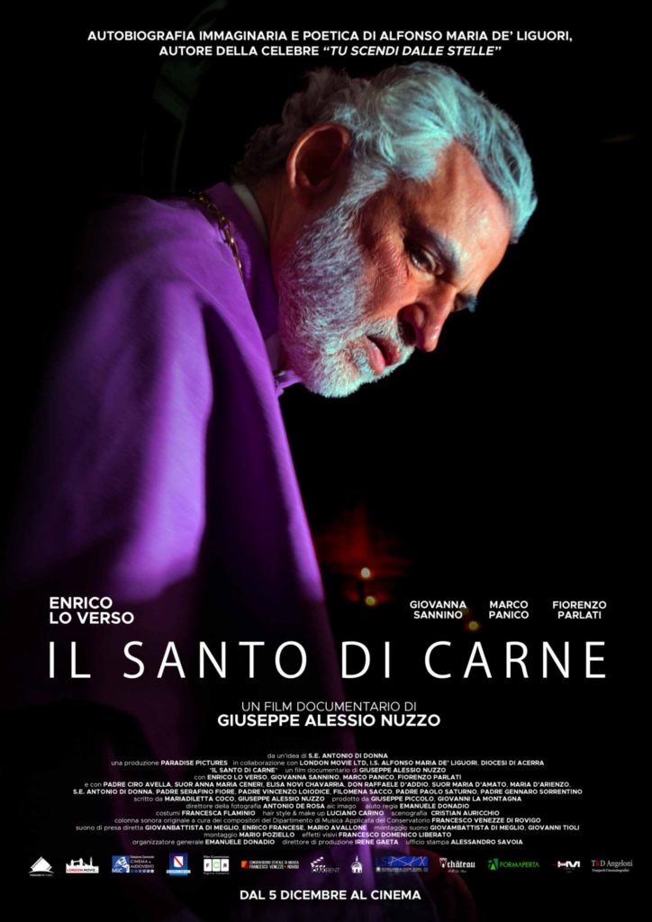 Il santo di carne, film di Giuseppe Alessio Nuzzo: la vita di Alfonso Maria de' Liguori locandina