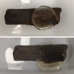 wood shipwrecks Researchers have developed a hydrogel that melts into and preserves ancient waterlogged wooden artifacts. Without the gel, the artifacts need to be dried, and that risks damaging the relics. Photo Credits: Adapted from ACS Sustainable Chemistry & Engineering 2024, DOI: 10.1021/acssuschemeng.4c06707