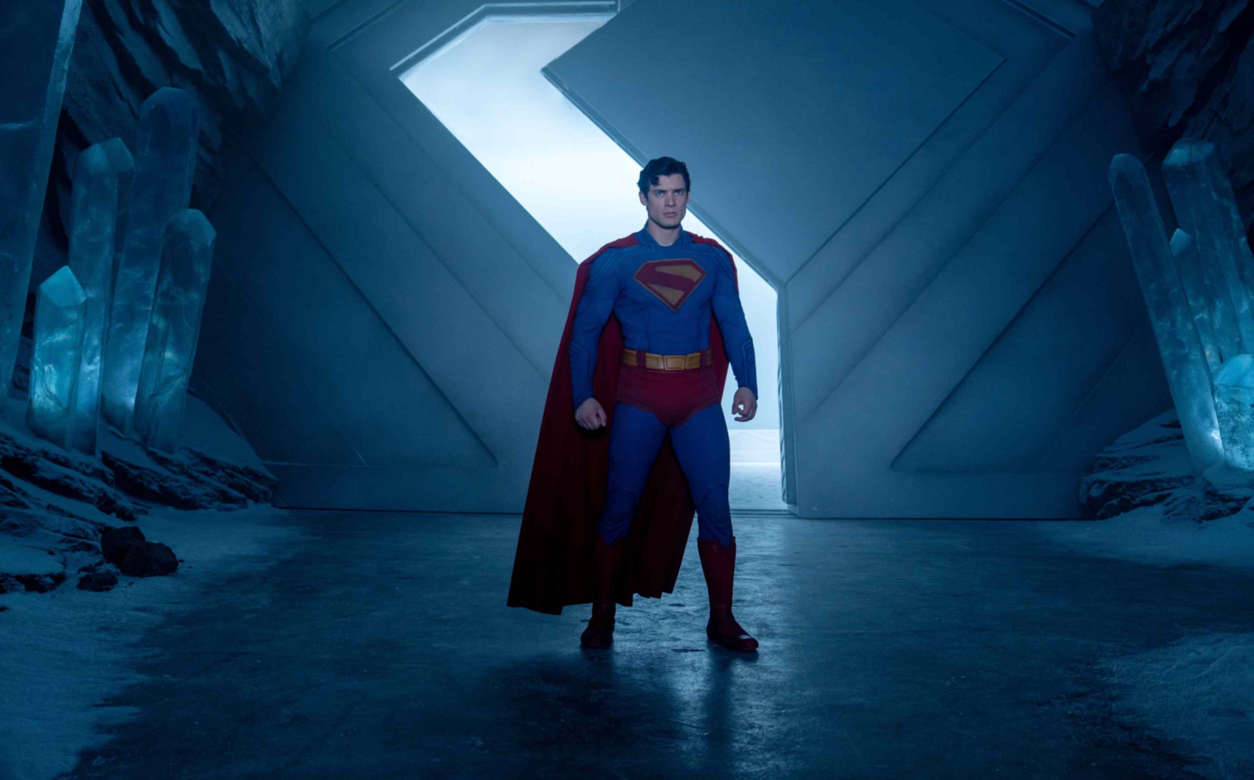 Superman al centro di questa scena del film