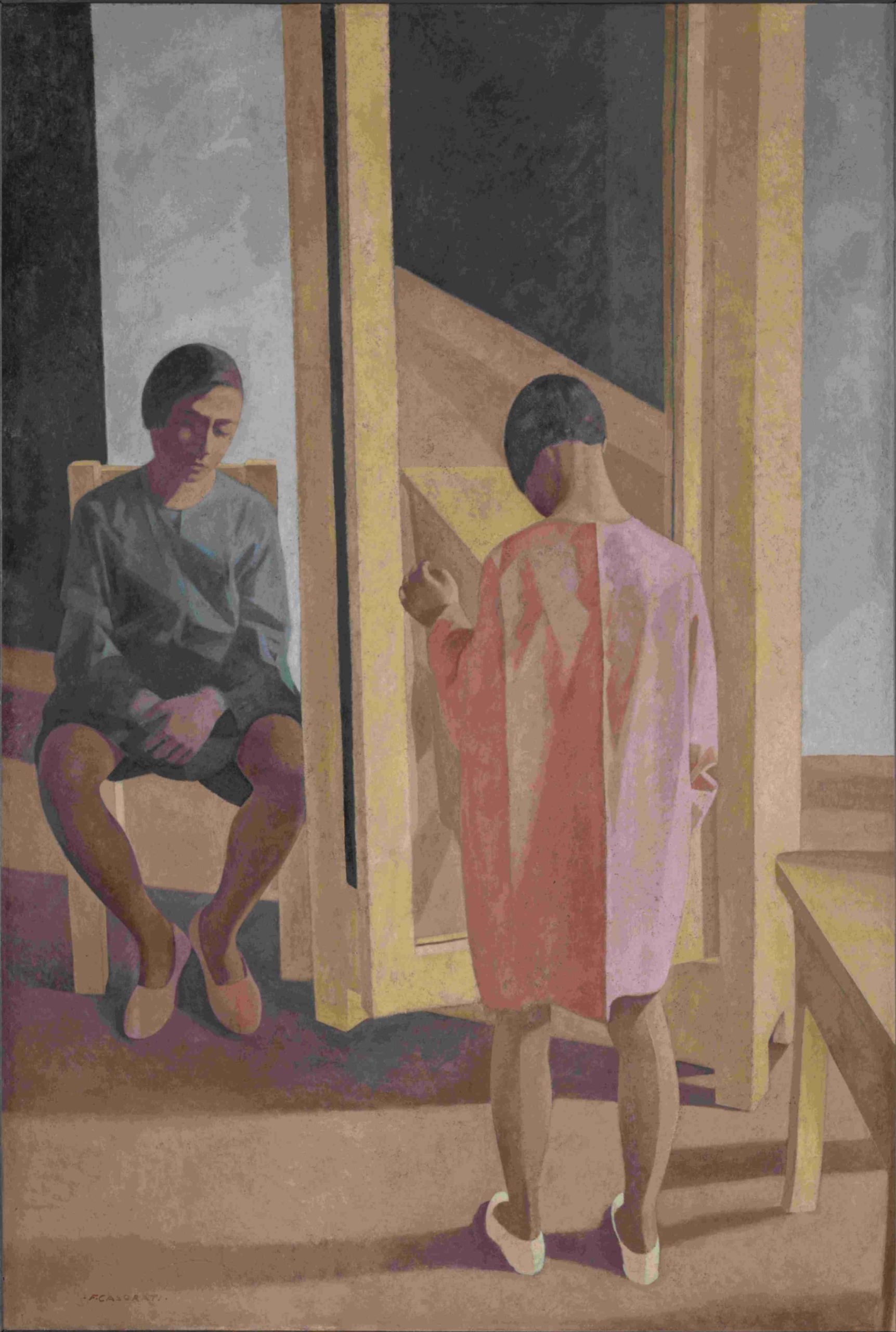 Annunciazione, 1927, olio su tavola, 151 x 100 cm. Milano, collezione privata. Crediti per la foto: Giuseppe e Luciano Malcangi