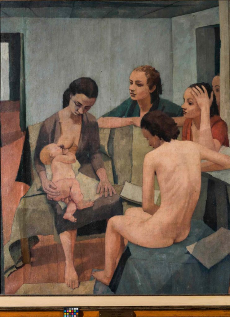Le sorelle Pontorno, [1937], olio su tela, 162 x 129 cm. UniCredit Art Collection. Crediti per la foto: Sebastiano Pellion di Persano 