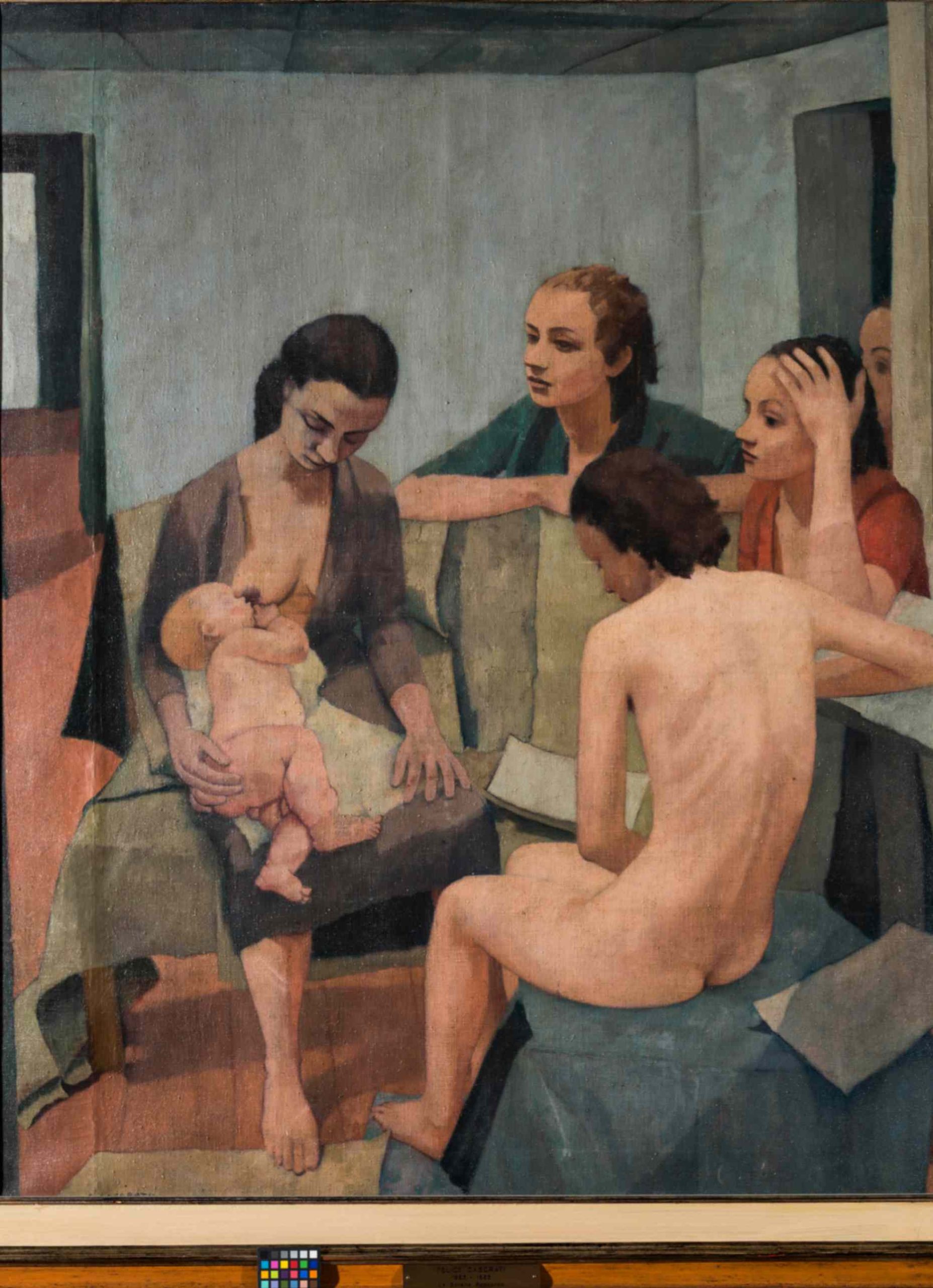 Le sorelle Pontorno [1937], olio su tela, 162 x 129 cm. UniCredit Art Collection. Crediti per la foto: Sebastiano Pellion di Persano