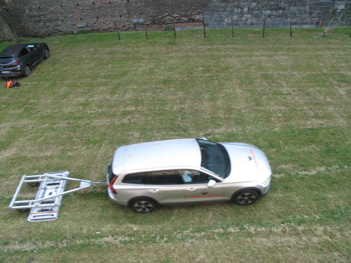 Ground-penetrating radar reveals new secrets under Milan's Sforza Castle. Photo Credits: Politecnico di Milano