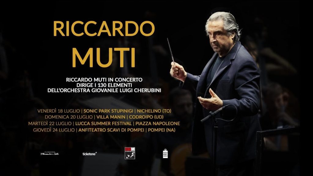 Riccardo Muti dirige l’Orchestra giovanile Luigi Cherubini estate 2025
