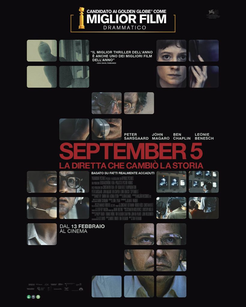 September 5 – La diretta che cambiò la storia, film di Tim Fehlbaum poster