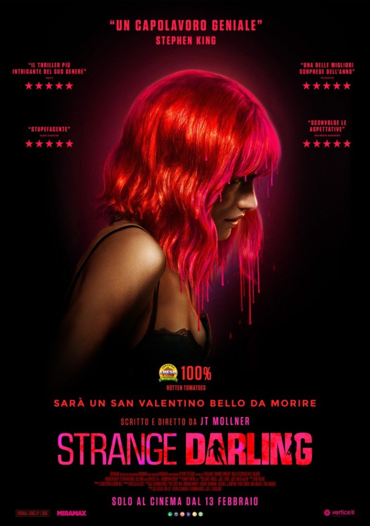 Strange Darling, film di JT Mollner poster