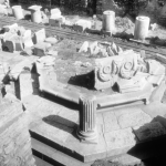 The remains of the Octagon in Ephesos, historic picture. Photo Credits: Austrian Academy of Sciences/Austrian Archaeological Institute