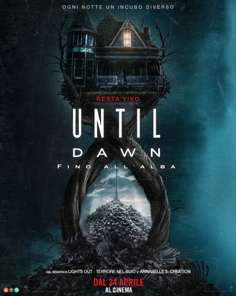 Until Dawn: Fino all'alba, film di David F. Sandberg poster