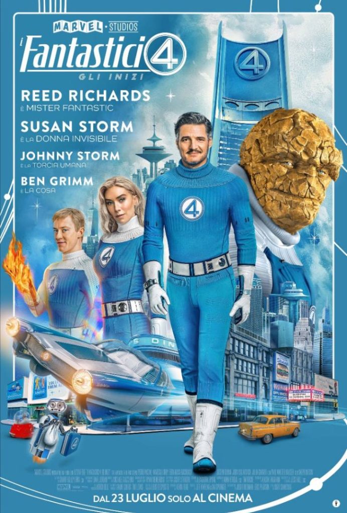 I Fantastici 4 Gli Inizi, film di Matt Shakman payoff poster
