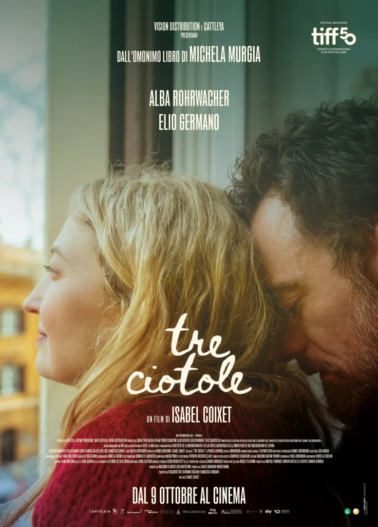 il poster di Tre Ciotole, film di Isabel Coixet, dal libro di Michela Murgia