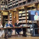 Giorgetti, Borgonzoni, Canneto, Gagliardo - Baricco in video da Archivio. Foto ©Mardo Di Natale