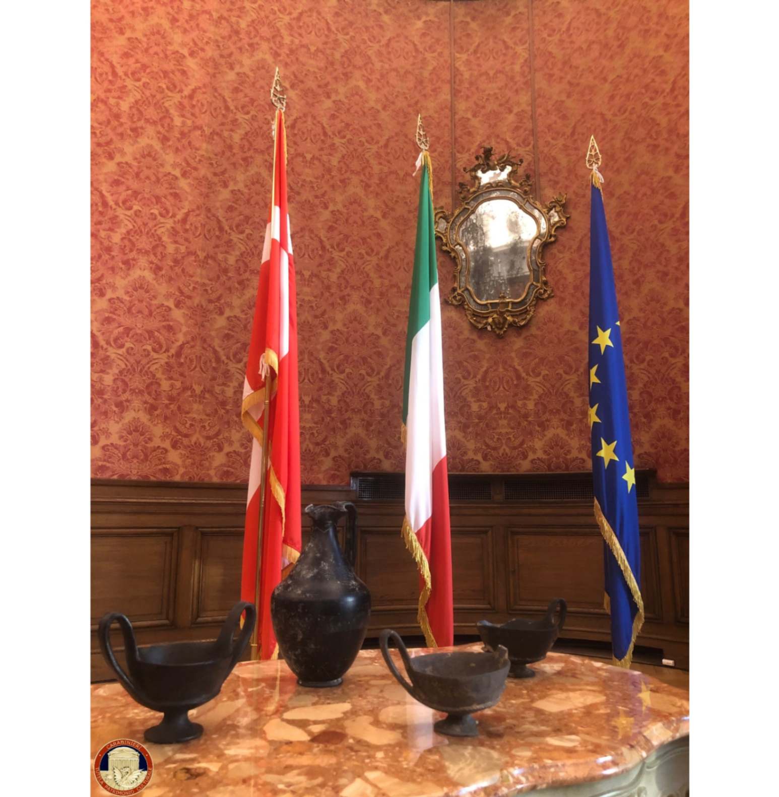 quattro buccheri Carabinieri Danimarca