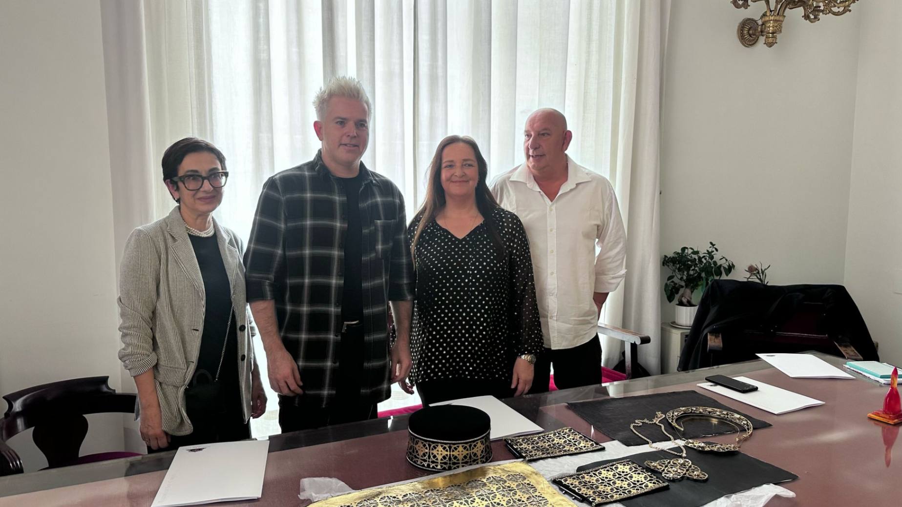 da sinistra: Daniela Ciancio, Dan Ettinger, Ricarda Merbeth, Manfred Schweigkofler