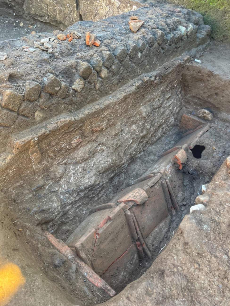 necropoli Liternum Tomba a cappuccina