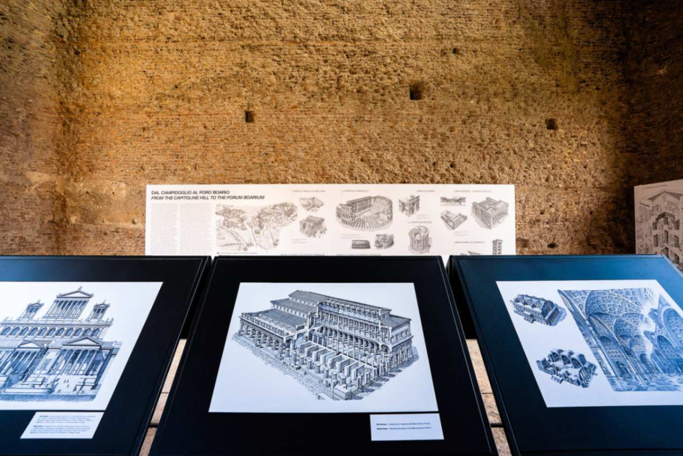 Immaginare Roma. Le prospettive impossibili di Francesco Corni Allestimento