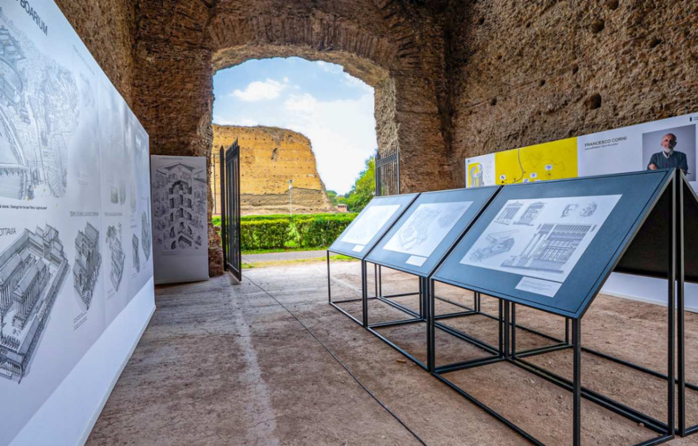 Immaginare Roma. Le prospettive impossibili di Francesco Corni Allestimento