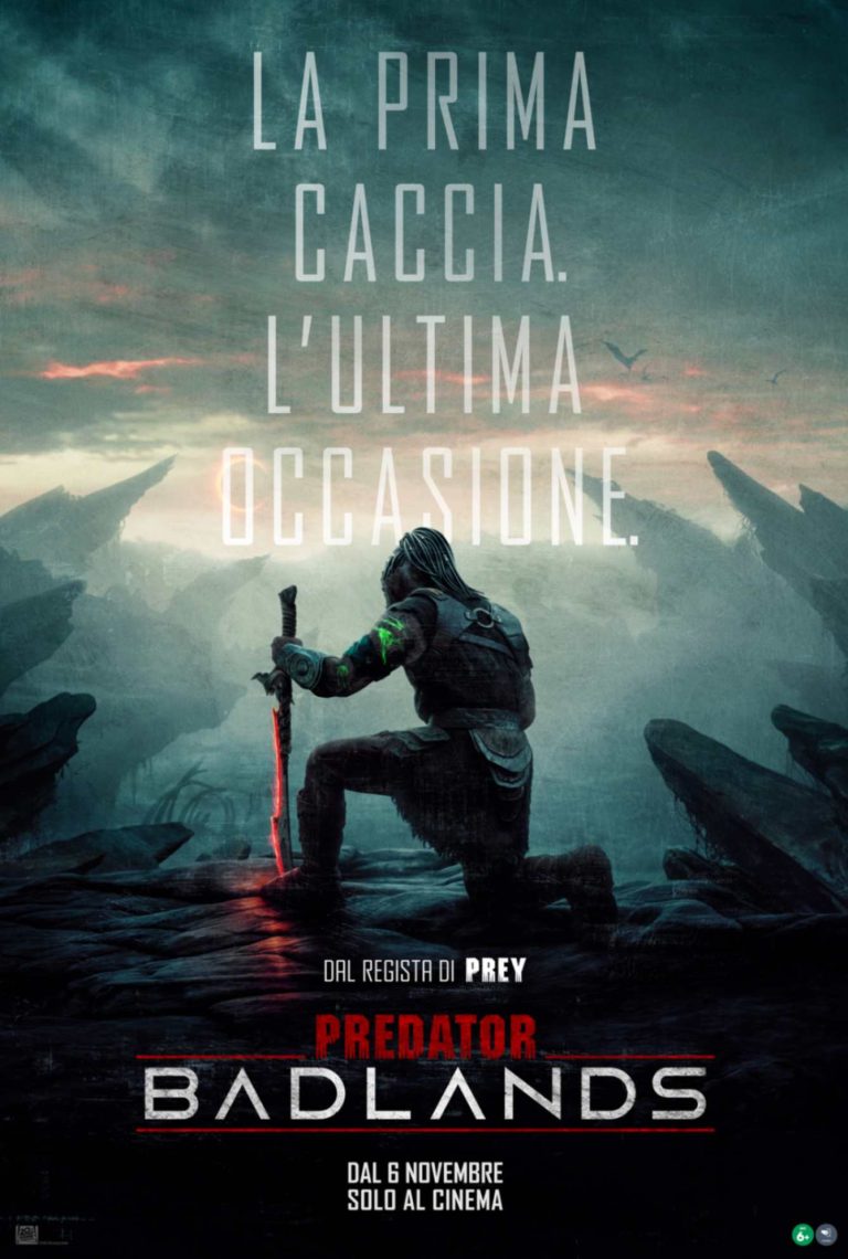 Predator: Badlands, film di Dan Trachtenberg teaser poster