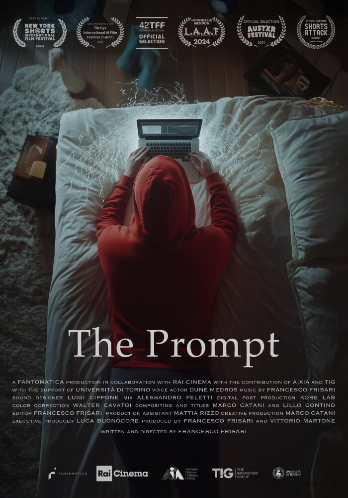 The Prompt, cortometraggio - Locandina