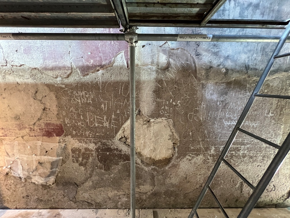 Casa dell’Erma di bronzo riposizionamento prima