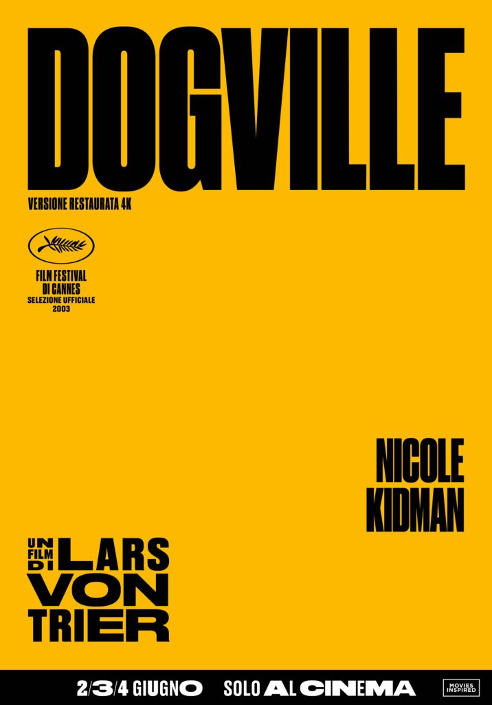 Dogville Lars Von Trier teaser poster