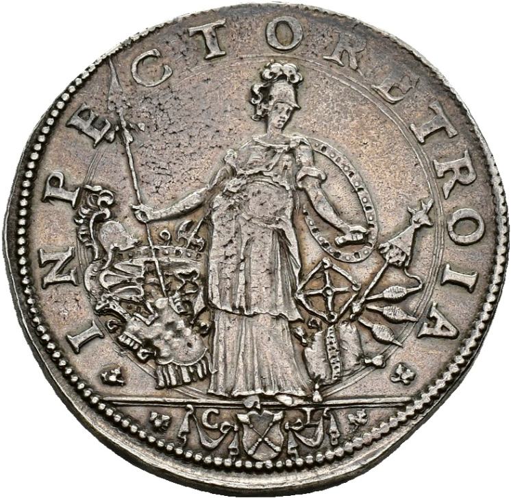 Ducatone d'argento di Francesco Gonzaga di Castiglione delle Stiviere, rovescio