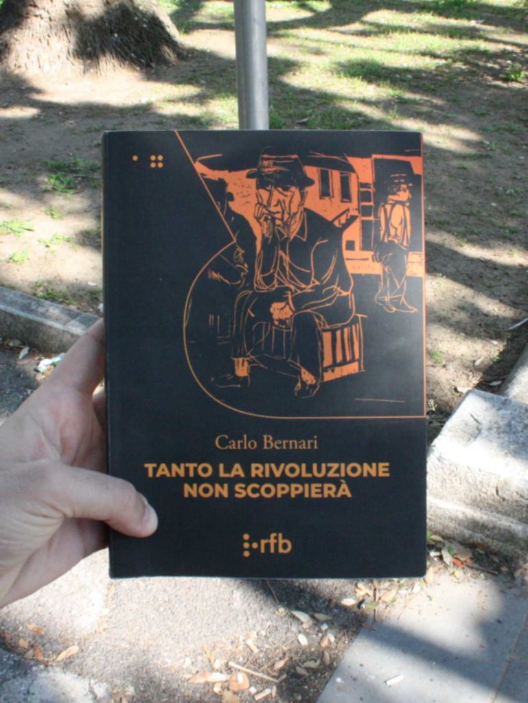 la copertina del romanzo Tanto la rivoluzione non scoppierà, di Carlo Bernari, edito da readerforblind (2024) nella collana le polveri. Foto di Francesco Saverio Mongelli