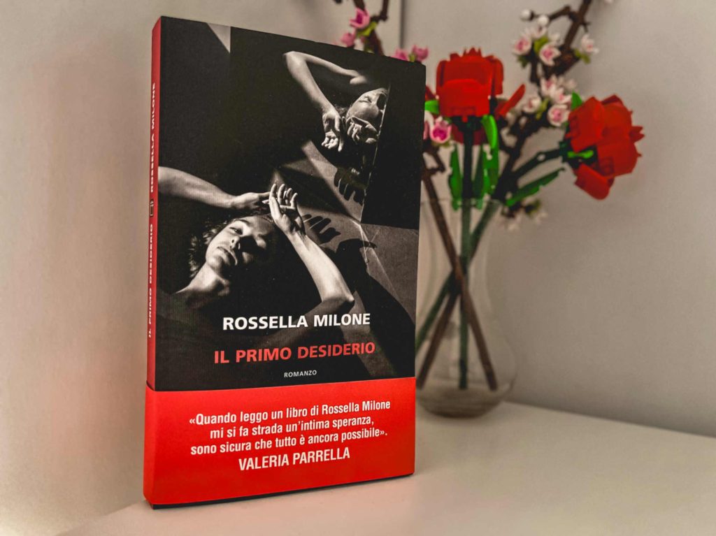 la copertina del romanzo Il primo desiderio, di Rossella Milone, edito da Neri Pozza (2025) nella collana Bloom. Foto di Francesca Barracca